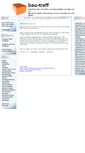 Mobile Screenshot of bau-treff.de